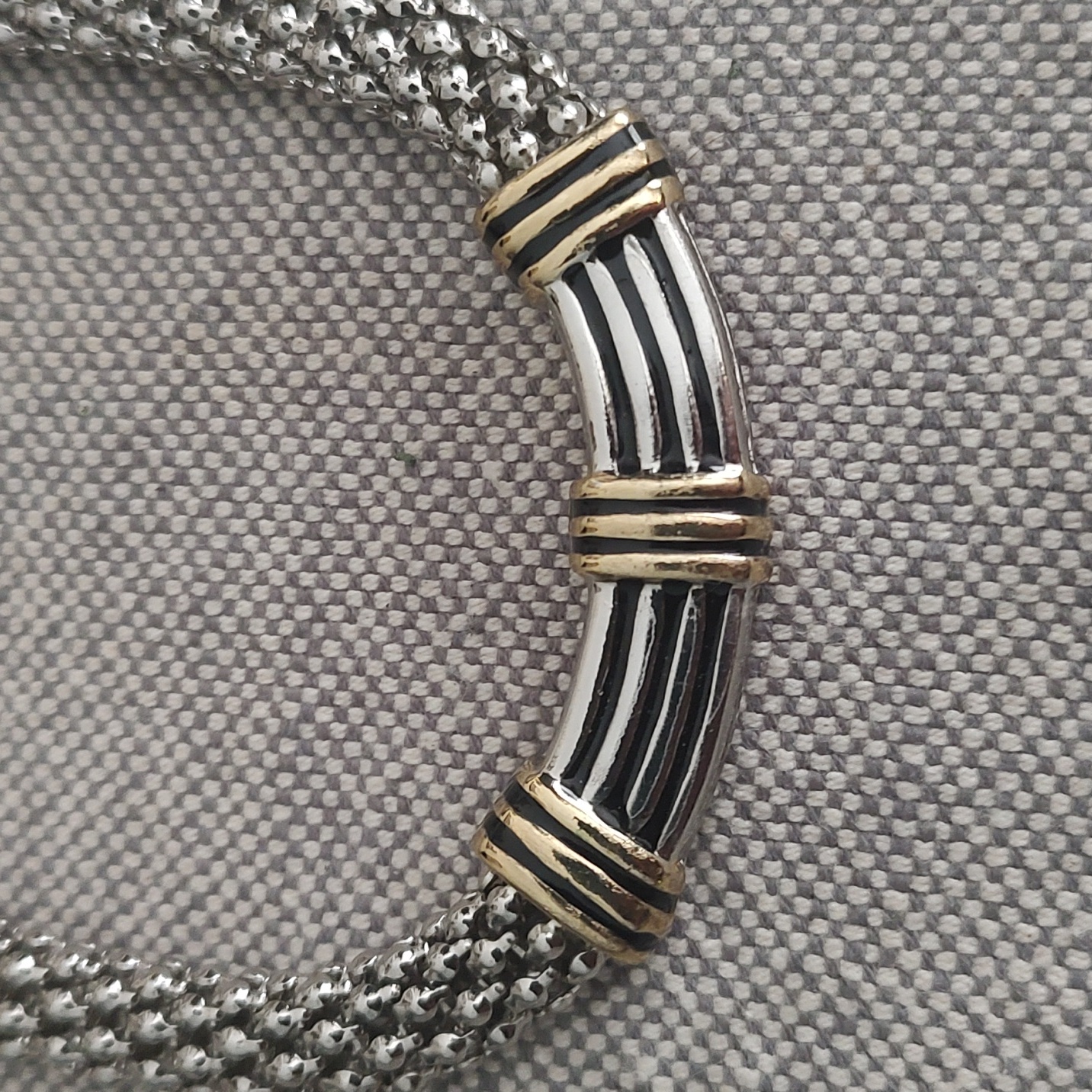 Bijoux Terner Chunky Silver Tone Necklace